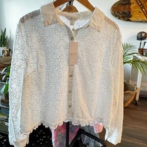 Lilly Pulitzer Singrid Eyelet Top